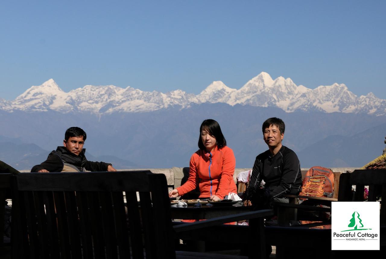 Peaceful Cottage & Cafe Du Mont Nagarkot Dış mekan fotoğraf